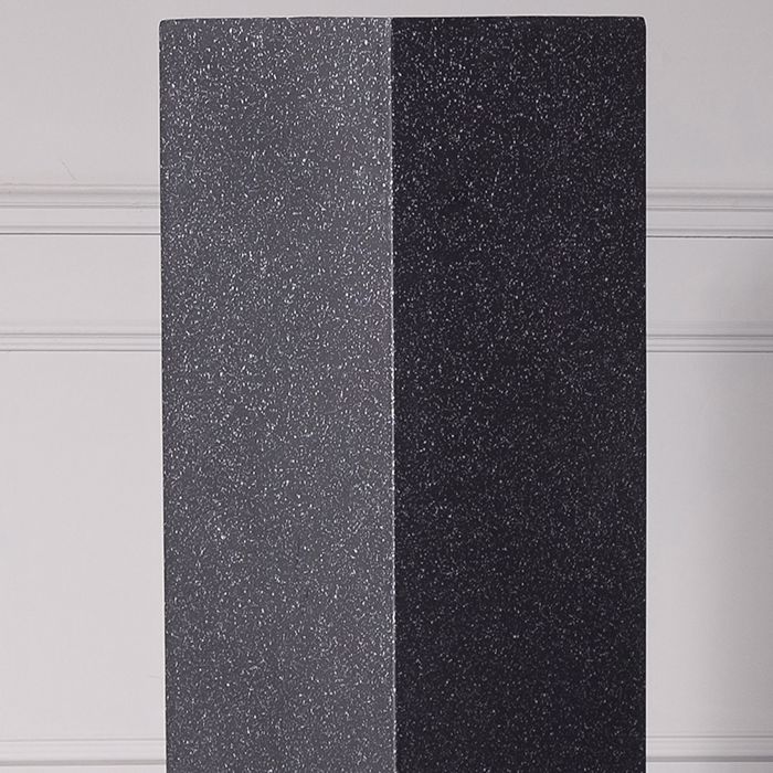 Supergreens Ανθοστήλη Πήλινη ''Terazzo'' Μαύρο Medium 28x28x100cm B-6150-8 Supergreens Anthostili Pilini ''Terazzo'' Mavro Medium 28x28x100cm B-6150-8