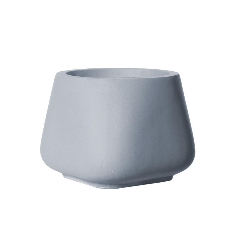 Γλάστρες - Ζαρντινιέρες agiovlasitishome - ΣΗΜΑΝΤΙΚΟ: Σε περίπτωση διαφοράς τιμής από το κατάστημα ισχύει παντα και μόνο η τιμή του καταστήματος Supergreens Γλάστρα Πήλινη Οβάλ ''Regal'' Γκρι M 23x23x