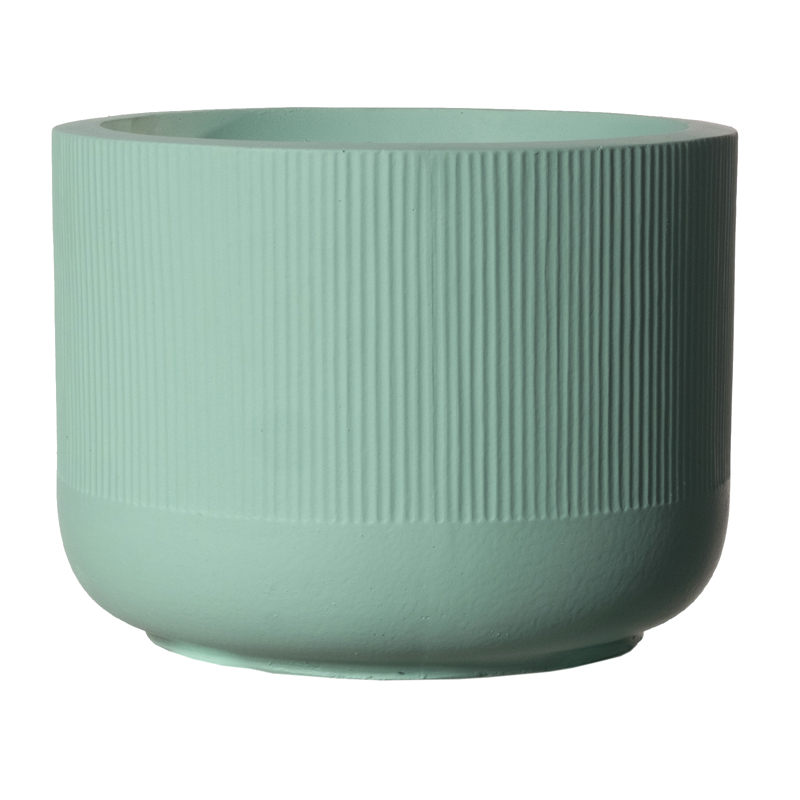 Γλάστρες - Ζαρντινιέρες agiovlasitishome - ΣΗΜΑΝΤΙΚΟ: Σε περίπτωση διαφοράς τιμής από το κατάστημα ισχύει παντα και μόνο η τιμή του καταστήματος Supergreens Γλάστρα Πήλινη Οβάλ ''Petal'' Πράσινο Ανοιχ