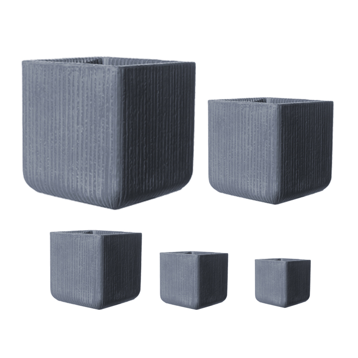 Supergreens Gastra Pilini Tetragni ''Stripe'' Ggri Skouro XXL 55x55x47cm E-4170-8