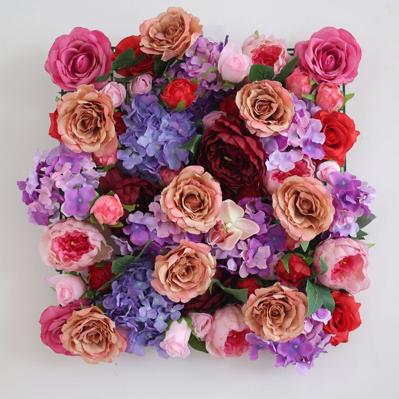 Supergreens Τεχνητή Φυλλωσιά Τριαντάφυλλο με Παιώνια 50x50cm 0361-7