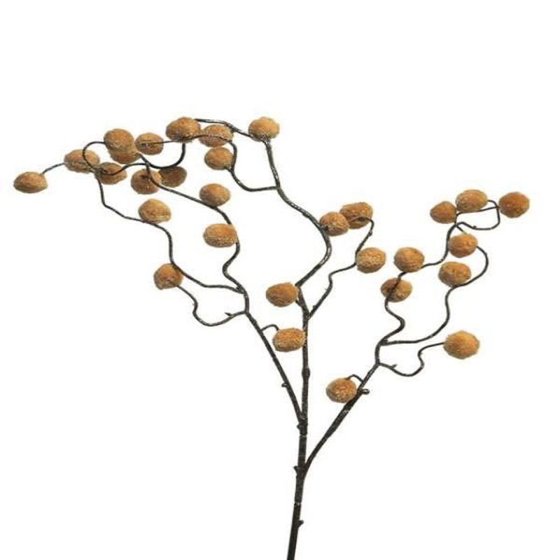 Γλάστρες - Ζαρντινιέρες agiovlasitishome - ΣΗΜΑΝΤΙΚΟ: Σε περίπτωση διαφοράς τιμής από το κατάστημα ισχύει παντα και μόνο η τιμή του καταστήματος Supergreens Τεχνητό Κλαδί Βαμβάκι Μπεζ 102cm 0640-7