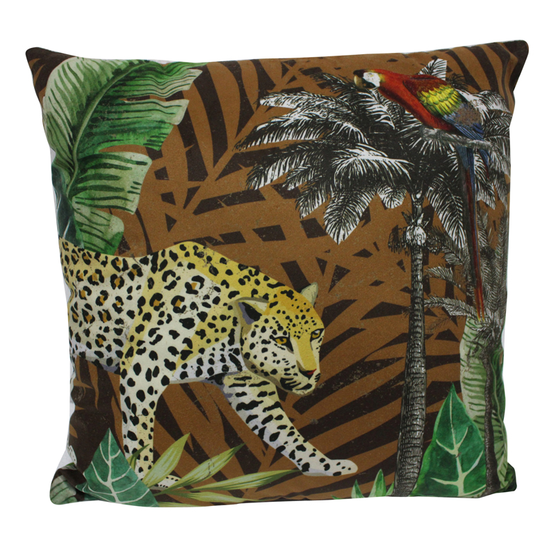 Supergreens - ΣΗΜΑΝΤΙΚΟ: Σε περίπτωση διαφοράς τιμής από το κατάστημα ισχύει παντα και μόνο η τιμή του καταστήματος Supergreens Διακοσμητικό Μαξιλάρι Βελούδινο Animal Prin