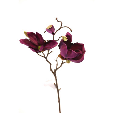 Supergreens Τεχνητό Κλωνάρι Μανόλια Μωβ 50cm 1280-7