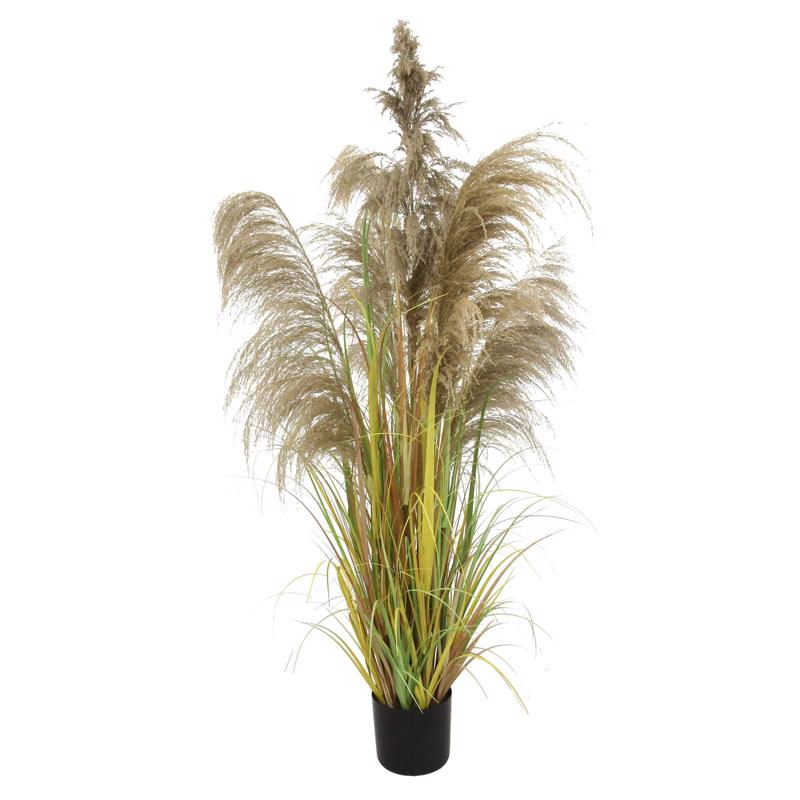 Γλάστρες - Ζαρντινιέρες agiovlasitishome - ΣΗΜΑΝΤΙΚΟ: Σε περίπτωση διαφοράς τιμής από το κατάστημα ισχύει παντα και μόνο η τιμή του καταστήματος Supergreens Τεχνητό Φυτό Χορτάρι ''Pennisetum'' 152 εκ.