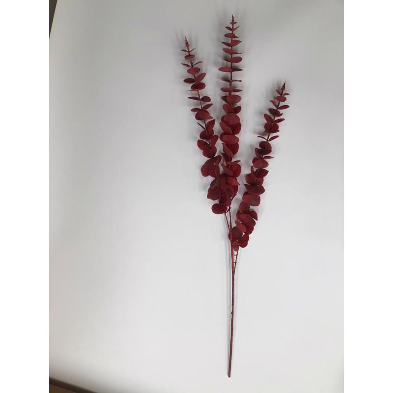 Γλάστρες - Ζαρντινιέρες agiovlasitishome - ΣΗΜΑΝΤΙΚΟ: Σε περίπτωση διαφοράς τιμής από το κατάστημα ισχύει παντα και μόνο η τιμή του καταστήματος Supergreens Τεχνητό Κλαδί Ευκάλυπτος Μπορντώ 109 εκ. 22