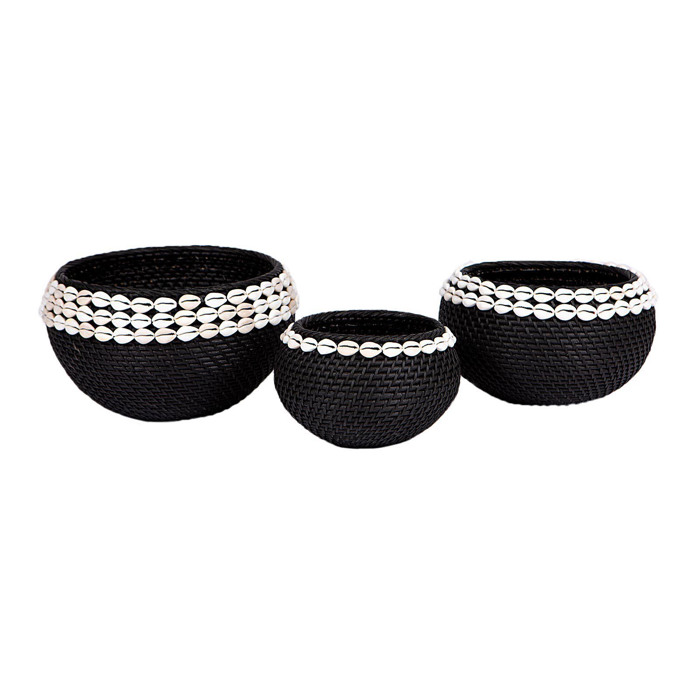 Supergreens Set ton 3 Kalathi Koxulia Ratan Mavro F35x30cm 2730-8