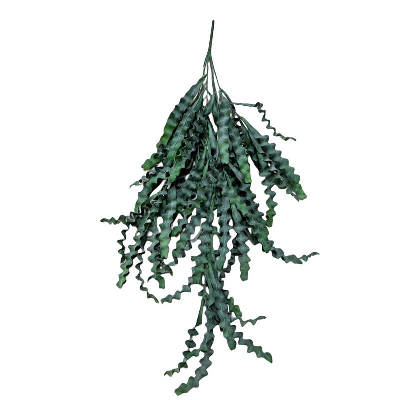 Γλάστρες - Ζαρντινιέρες agiovlasitishome - ΣΗΜΑΝΤΙΚΟ: Σε περίπτωση διαφοράς τιμής από το κατάστημα ισχύει παντα και μόνο η τιμή του καταστήματος Supergreens Τεχνητή Κρεμαστή Φτέρη ''Kangaroo'' Πράσινη