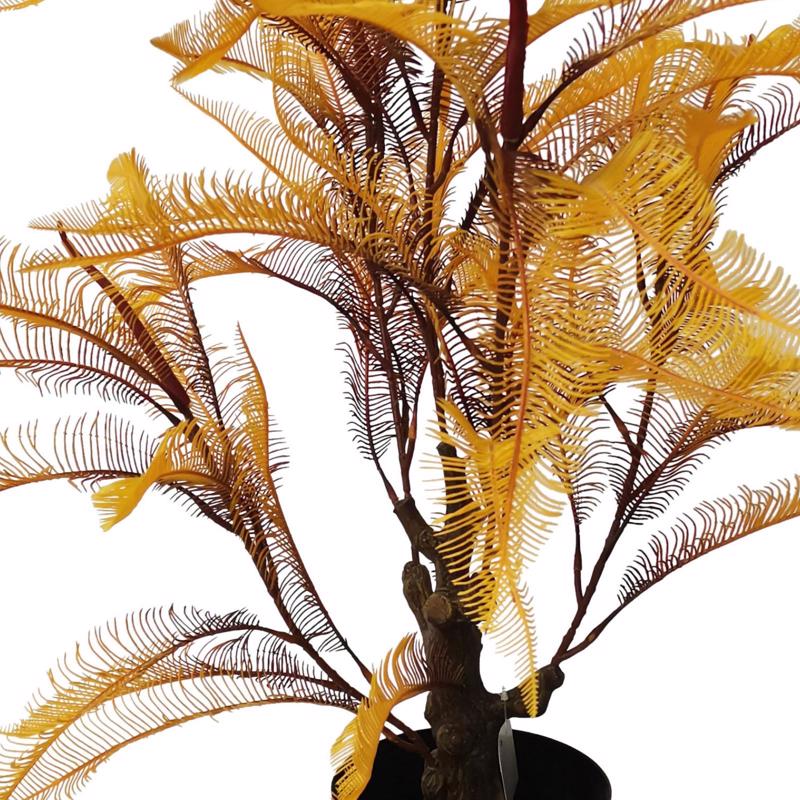 Γλάστρες - Ζαρντινιέρες agiovlasitishome - ΣΗΜΑΝΤΙΚΟ: Σε περίπτωση διαφοράς τιμής από το κατάστημα ισχύει παντα και μόνο η τιμή του καταστήματος Supergreens Τεχνητό Φυτό Φτέρη ''Maidenhair'' Πορτοκαλί