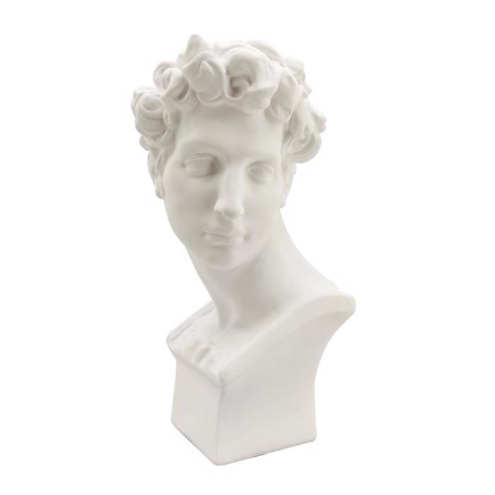 Supergreens Kaspo Keramiko Andriki Figura Lefko F35x57.5cm 2970-8