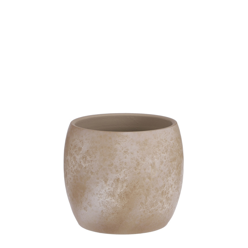 Γλάστρες - Ζαρντινιέρες agiovlasitishome - ΣΗΜΑΝΤΙΚΟ: Σε περίπτωση διαφοράς τιμής από το κατάστημα ισχύει παντα και μόνο η τιμή του καταστήματος Supergreens Κασπώ Τερακότα Μπεζ Φ24x22cm 4060-8