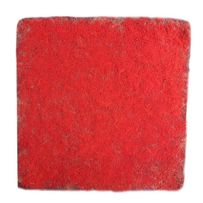 Supergreens Texniti Fullosia Moss Kokkini 100x100cm 4971-7