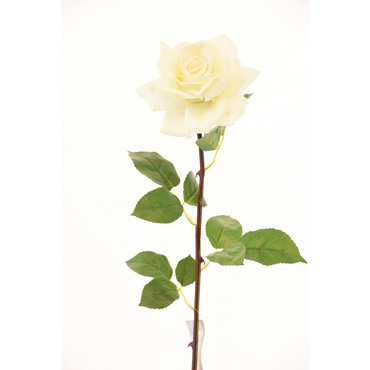 Supergreens Τεχνητό Κλωνάρι Τριαντάφυλλο Λευκό 75cm 5820-7