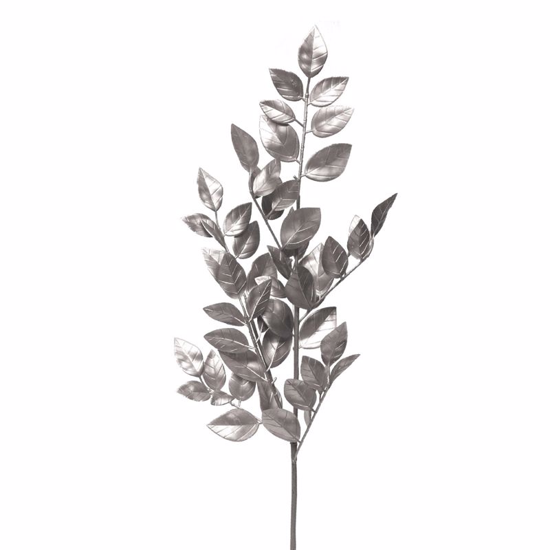 Supergreens - ΣΗΜΑΝΤΙΚΟ: Σε περίπτωση διαφοράς τιμής από το κατάστημα ισχύει παντα και μόνο η τιμή του καταστήματος Supergreens Τεχνητό Φύλλο Φίκος Ασημί 73cm 5931-7