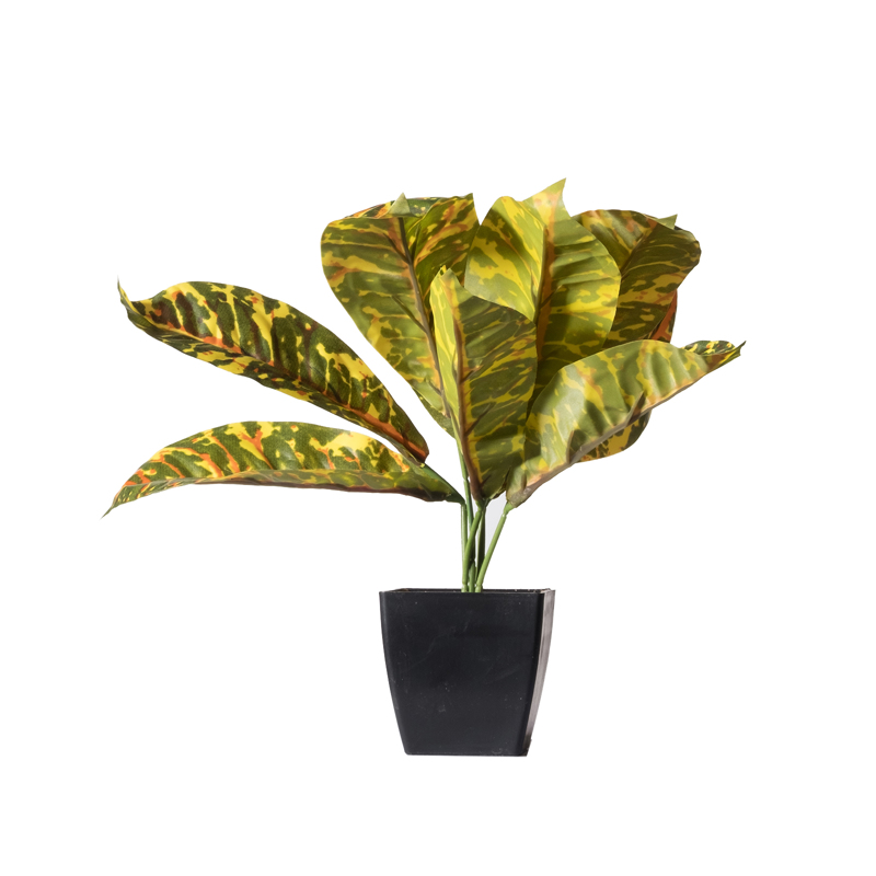 Γλάστρες - Ζαρντινιέρες agiovlasitishome - ΣΗΜΑΝΤΙΚΟ: Σε περίπτωση διαφοράς τιμής από το κατάστημα ισχύει παντα και μόνο η τιμή του καταστήματος Supergreens Τεχνητό Φυτό Κρότωνας σε Γλάστρα 30cm 6060-