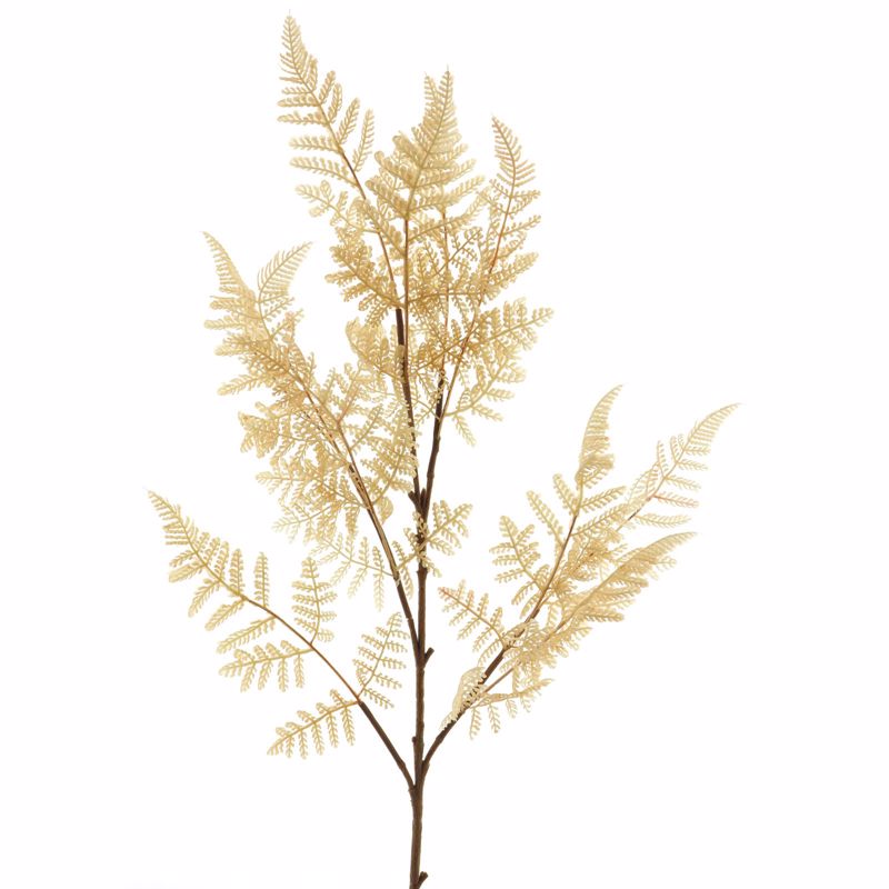 Supergreens Τεχνητό Κλαδί Φτέρη Μπεζ 89cm 7141-7