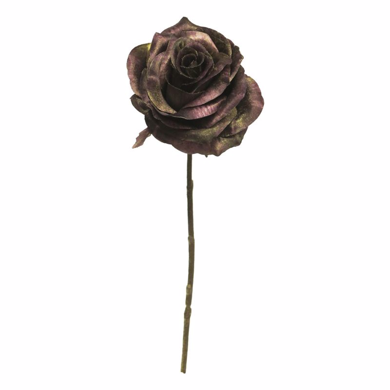 Supergreens Τεχνητό Κλωνάρι Τριαντάφυλλο Μωβ 45cm 8041-7