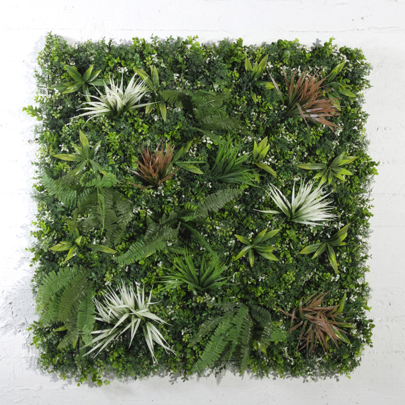Supergreens Τεχνητή Φυλλωσιά Φτέρη με Πυξό 100x100cm 8231-7