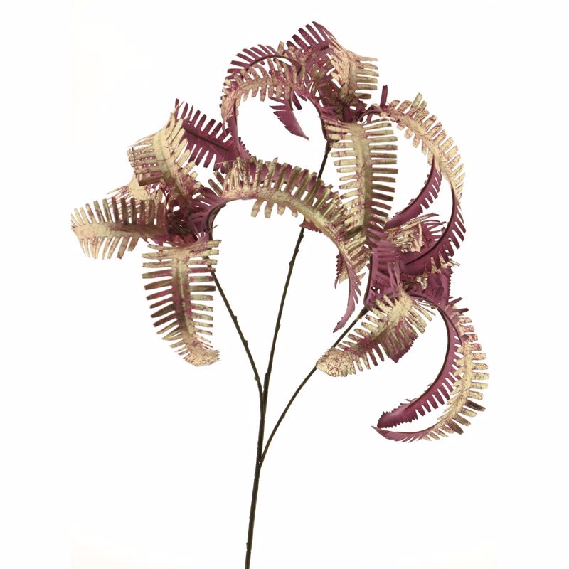 Supergreens - ΣΗΜΑΝΤΙΚΟ: Σε περίπτωση διαφοράς τιμής από το κατάστημα ισχύει παντα και μόνο η τιμή του καταστήματος Supergreens Τεχνητό Κλαδί Φτέρη Ροζ 64cm 8241-7