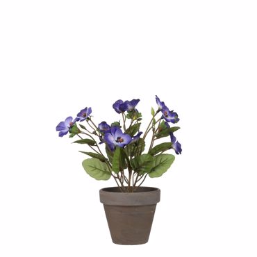 Supergreens Τεχνητό Φυτό Πανσές Μωβ 19cm 9190-6