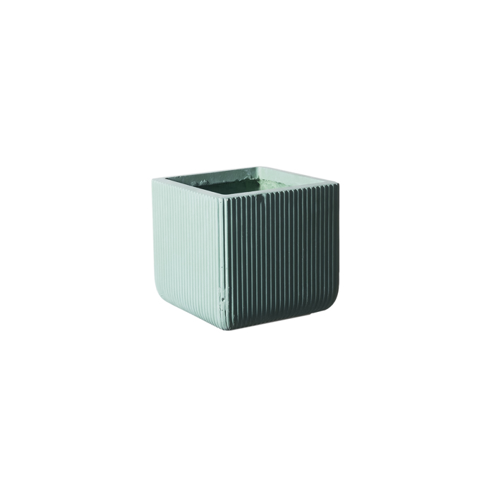Supergreens Gastra Pilini Tetragni ''Stripe'' Menta Small 24x24x23cm A-2050-8