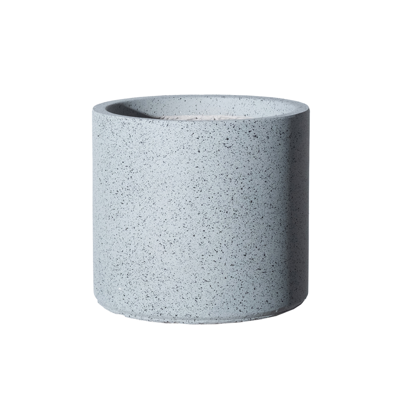 Supergreens Γλάστρα Πήλινη Γκρι Medium Φ30x27cm B-7960-