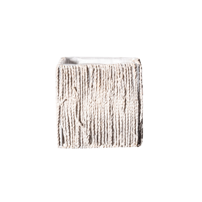 Γλάστρες - Ζαρντινιέρες agiovlasitishome - ΣΗΜΑΝΤΙΚΟ: Σε περίπτωση διαφοράς τιμής από το κατάστημα ισχύει παντα και μόνο η τιμή του καταστήματος Supergreens Κασπώ Πήλινο με Σχοινί 20x20x20cm C-7860-8