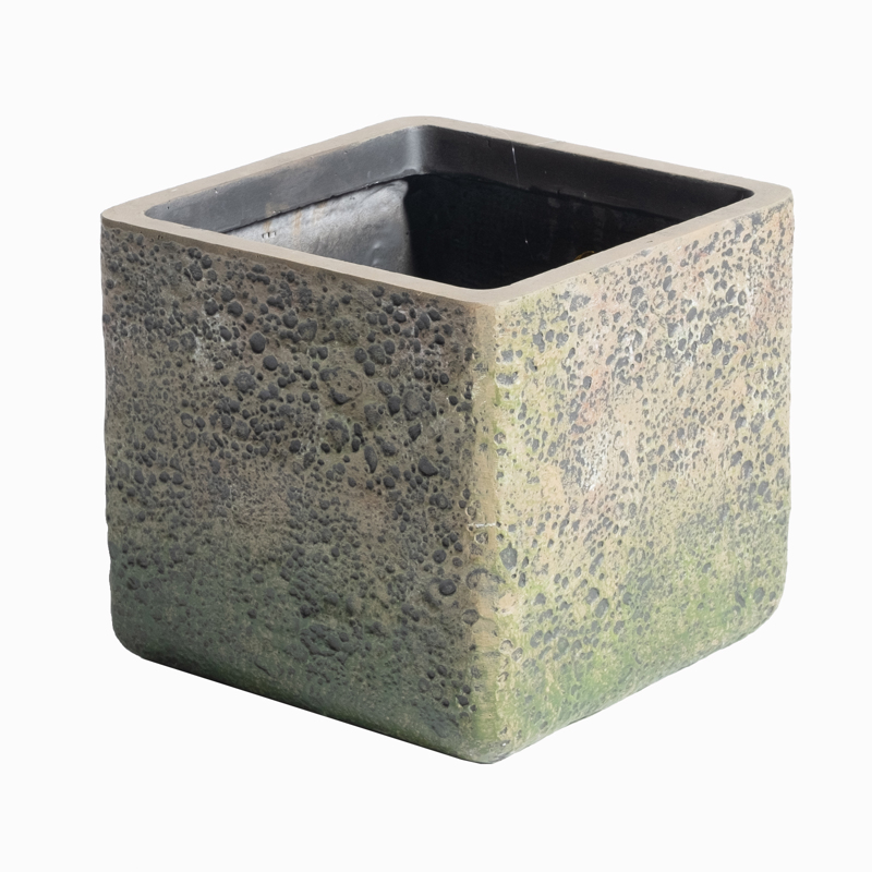 Supergreens Γλάστρα Πήλινη Τετράγωνη Βρύα 44x44x38cm D-2840-8