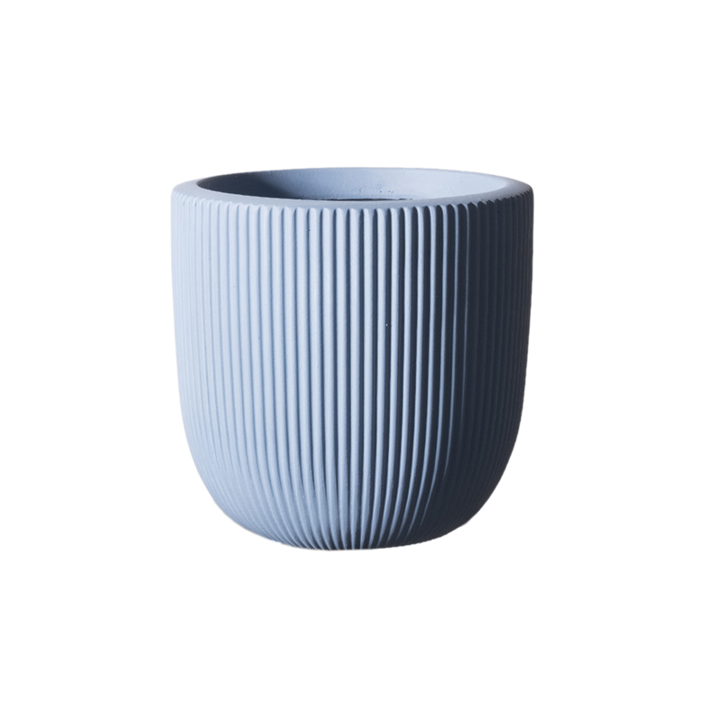 Γλάστρες - Ζαρντινιέρες agiovlasitishome - ΣΗΜΑΝΤΙΚΟ: Σε περίπτωση διαφοράς τιμής από το κατάστημα ισχύει παντα και μόνο η τιμή του καταστήματος Supergreens Γλάστρα Πήλινη Στρογγυλή ''Stripe'' Μπλε XL