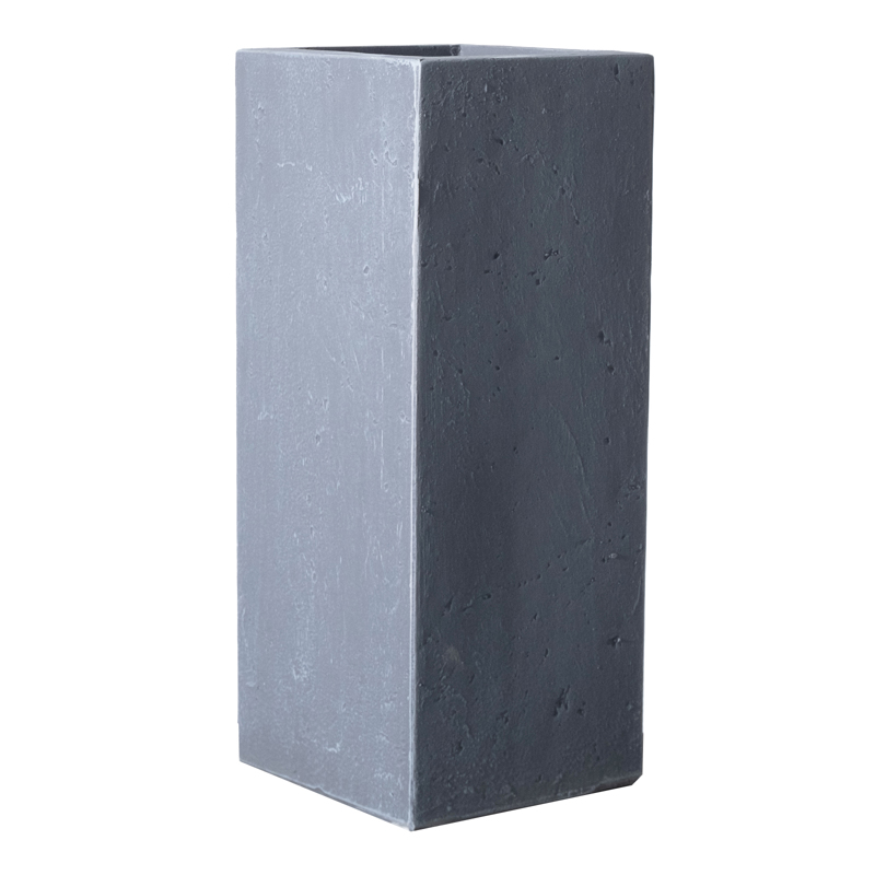 Γλάστρες - Ζαρντινιέρες agiovlasitishome - ΣΗΜΑΝΤΙΚΟ: Σε περίπτωση διαφοράς τιμής από το κατάστημα ισχύει παντα και μόνο η τιμή του καταστήματος Supergreens Γλάστρα Πήλινη Solid Γκρι XLarge 41x41x80cm