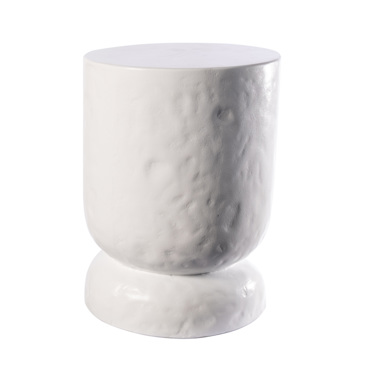 Supergreens Ανθοστήλη Τσιμεντένια ''Fioritura'' Λευκή Φ35x47cm 1370-8