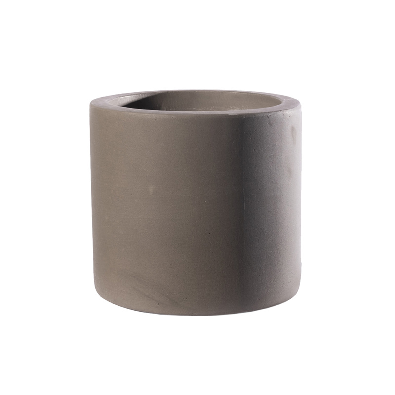 Γλάστρες - Ζαρντινιέρες agiovlasitishome - ΣΗΜΑΝΤΙΚΟ: Σε περίπτωση διαφοράς τιμής από το κατάστημα ισχύει παντα και μόνο η τιμή του καταστήματος Supergreens Γλάστρα Τσιμεντένια Κύλινδρος ''Vista'' Φυσ