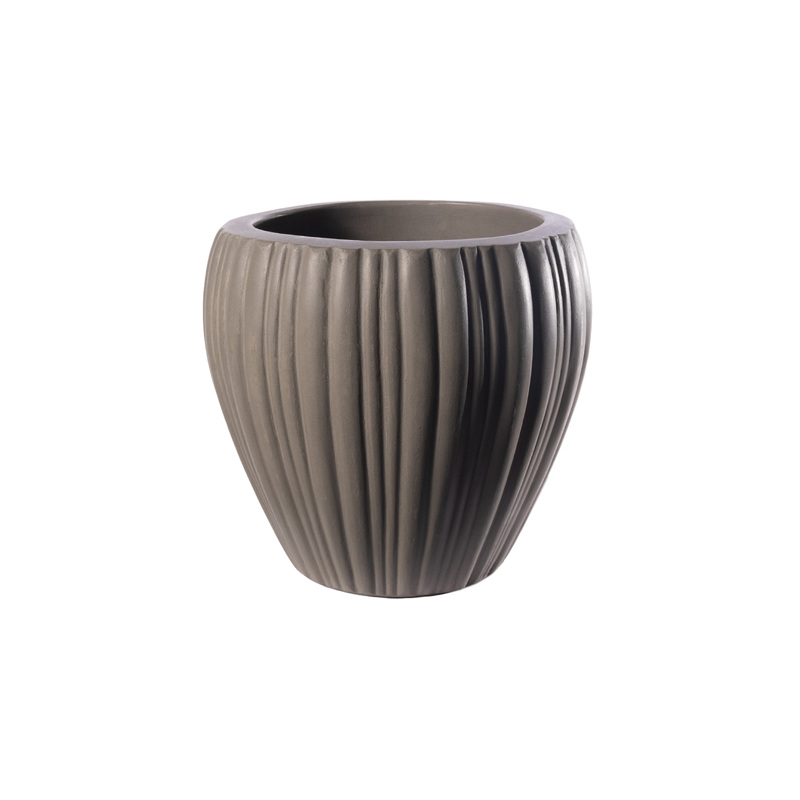 Γλάστρες - Ζαρντινιέρες agiovlasitishome - ΣΗΜΑΝΤΙΚΟ: Σε περίπτωση διαφοράς τιμής από το κατάστημα ισχύει παντα και μόνο η τιμή του καταστήματος Supergreens Γλάστρα Τσιμεντένια Στρογγυλή ''SolidFlora'