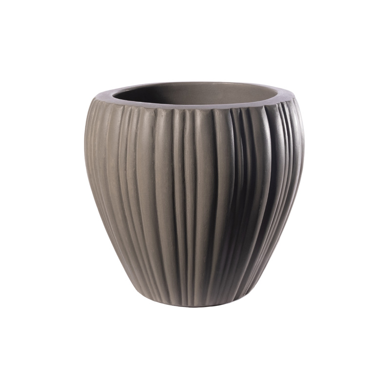 Γλάστρες - Ζαρντινιέρες agiovlasitishome - ΣΗΜΑΝΤΙΚΟ: Σε περίπτωση διαφοράς τιμής από το κατάστημα ισχύει παντα και μόνο η τιμή του καταστήματος Supergreens Γλάστρα Τσιμεντένια Στρογγυλή ''SolidFlora'