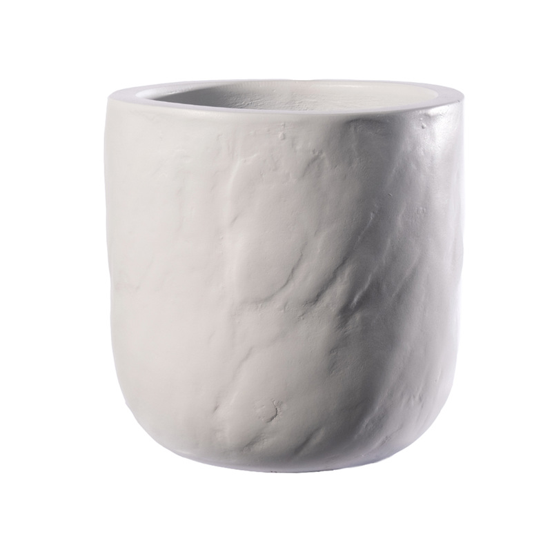 Γλάστρες - Ζαρντινιέρες agiovlasitishome - ΣΗΜΑΝΤΙΚΟ: Σε περίπτωση διαφοράς τιμής από το κατάστημα ισχύει παντα και μόνο η τιμή του καταστήματος Supergreens Γλάστρα Τσιμεντένια Στρογγυλή ''Scape'' Λευ