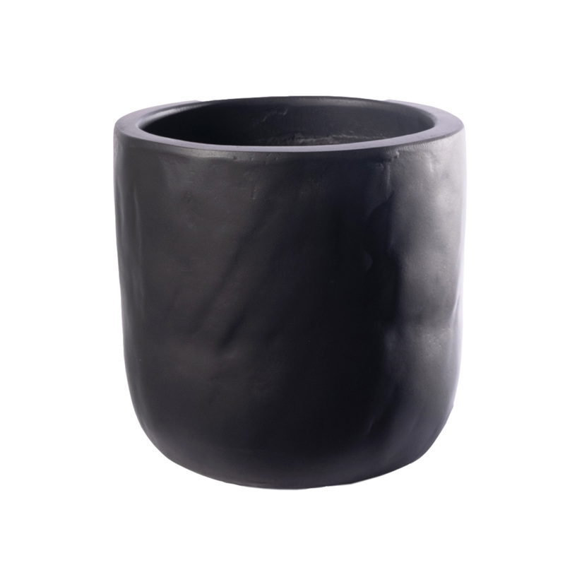 Γλάστρες - Ζαρντινιέρες agiovlasitishome - ΣΗΜΑΝΤΙΚΟ: Σε περίπτωση διαφοράς τιμής από το κατάστημα ισχύει παντα και μόνο η τιμή του καταστήματος Supergreens Γλάστρα Τσιμεντένια Στρογγυλή ''Gaze'' Μαύρ