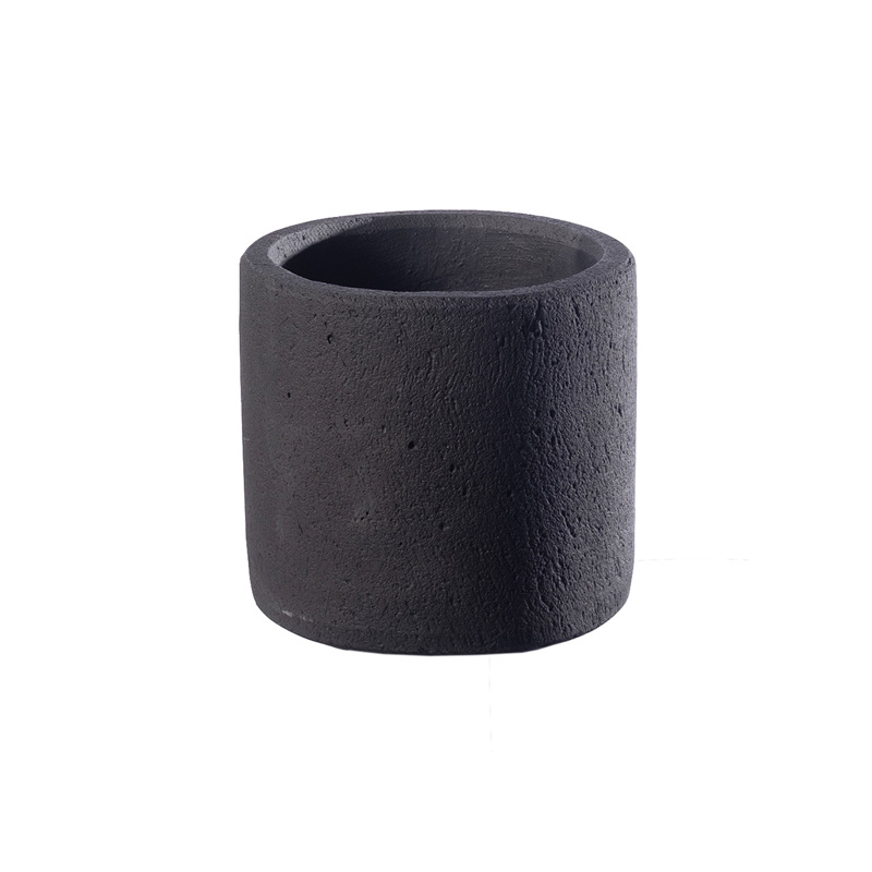 Γλάστρες - Ζαρντινιέρες agiovlasitishome - ΣΗΜΑΝΤΙΚΟ: Σε περίπτωση διαφοράς τιμής από το κατάστημα ισχύει παντα και μόνο η τιμή του καταστήματος Supergreens Γλάστρα Τσιμεντένια Κύλινδρος ''Fysi'' Μαύρ