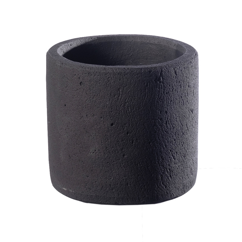 Γλάστρες - Ζαρντινιέρες agiovlasitishome - ΣΗΜΑΝΤΙΚΟ: Σε περίπτωση διαφοράς τιμής από το κατάστημα ισχύει παντα και μόνο η τιμή του καταστήματος Supergreens Γλάστρα Τσιμεντένια Κύλινδρος ''Fysi'' Μαύρ