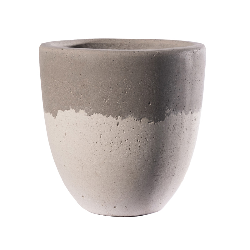 Γλάστρες - Ζαρντινιέρες agiovlasitishome - ΣΗΜΑΝΤΙΚΟ: Σε περίπτωση διαφοράς τιμής από το κατάστημα ισχύει παντα και μόνο η τιμή του καταστήματος Supergreens Γλάστρα Τσιμεντένια Στρογγυλή ''TerraVivax'