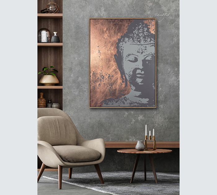 ZAROS Pinakas se Kamba 'Budha' 90x120cm PI340