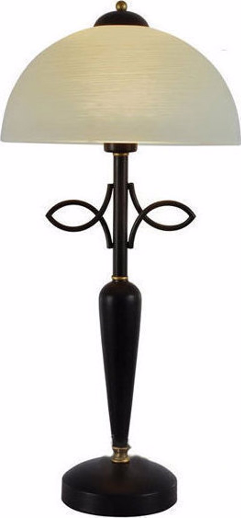 ACA Επιτραπέζιο Φωτιστικό Μεταλλικό/Γυάλινο 'ELECTRA' Κ