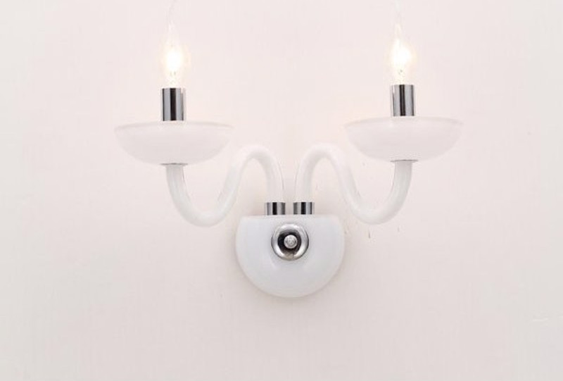 Φωτιστικά agiovlasitishome - ΣΗΜΑΝΤΙΚΟ: Σε περίπτωση διαφοράς τιμής από το κατάστημα ισχύει παντα και μόνο η τιμή του καταστήματος ACΑ Απλίκα Τοίχου Δίφωτη Μέταλλο/Κρύσταλλο 'LUNARIA' Χρ