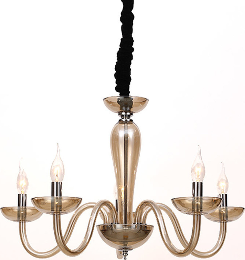 ACA Lighting - ΣΗΜΑΝΤΙΚΟ: Σε περίπτωση διαφοράς τιμής από το κατάστημα ισχύει παντα και μόνο η τιμή του καταστήματος ACA Φωτιστικό Οροφής Πεντάφωτο Μέταλλο/Κρύσταλλο 'LUNAR