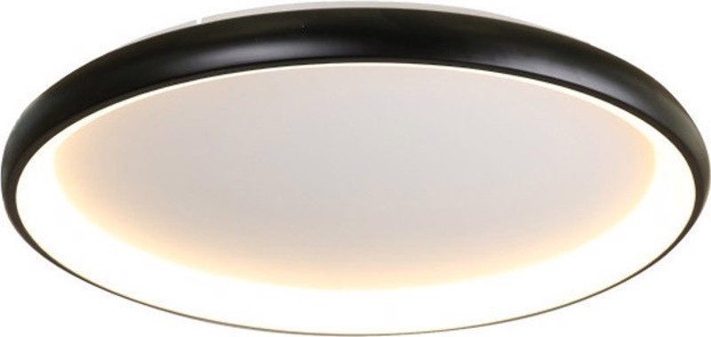 ACA Lighting - ΣΗΜΑΝΤΙΚΟ: Σε περίπτωση διαφοράς τιμής από το κατάστημα ισχύει παντα και μόνο η τιμή του καταστήματος ACA Πλαφονιέρα Οροφής Μέταλλο 'DIANA' Μαύρο LED Φ81Χ8,5