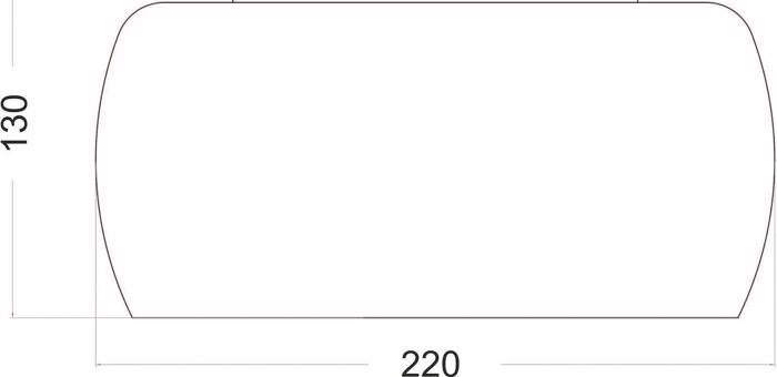 ACA Aplika Toixou Metallo/Krustallo 'YVONNE' Xromio G9 22X13cm FW5041