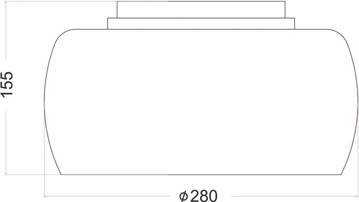 ACA Plafoniera Orofis Tetrafoti Metallo/Krustallo 'YVONNE' Xromio G9 F28X15,5cm FW5044