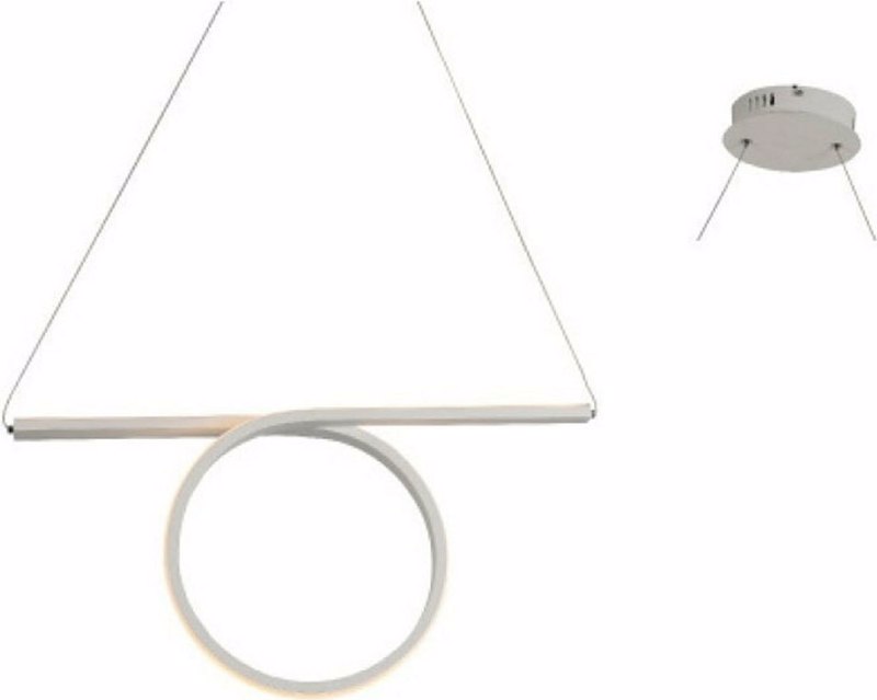 ACA Lighting - ΣΗΜΑΝΤΙΚΟ: Σε περίπτωση διαφοράς τιμής από το κατάστημα ισχύει παντα και μόνο η τιμή του καταστήματος ACA Φωτιστικό Οροφής Αλουμίνιο 'ZERO' Χρώμιο LED 64Χ17Χ