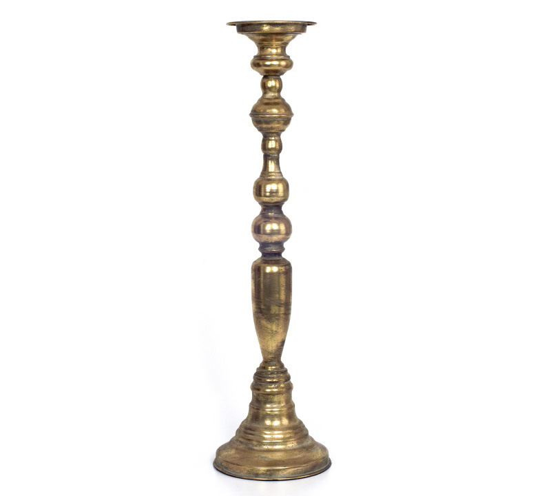 ZAROS ΜΕΤΑΛΛΙΚΟ ΚΗΡΟΠΗΓΙΟ ΑΝΤΙΚΕ ΧΡΥΣΟ 55,5CM HT440