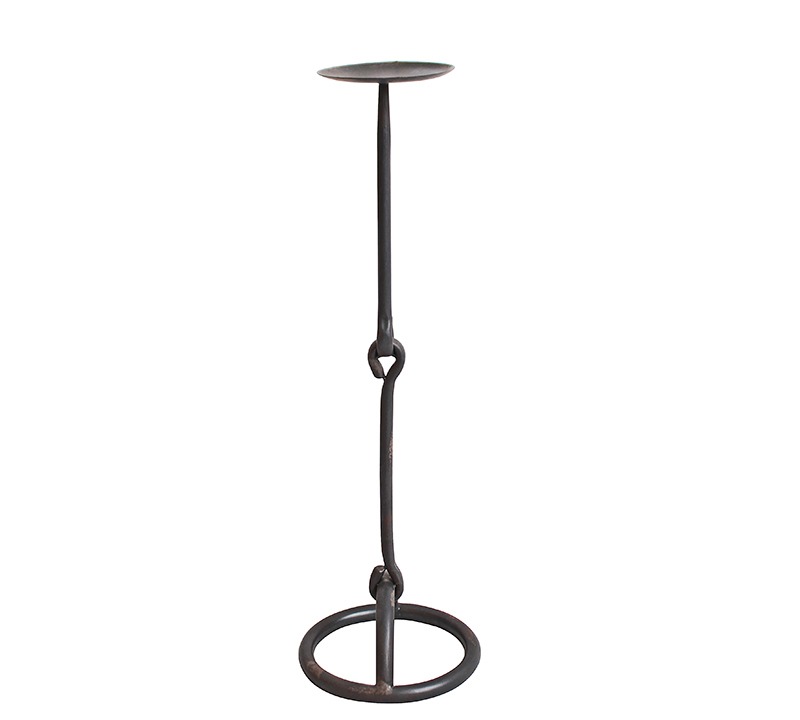 ZAROS ΚΗΡΟΠΗΓΙΟ ‘LOFT’ ΜΕΤΑΛΛΙΚΟ ΜΑΥΡΟ 55CM JM519