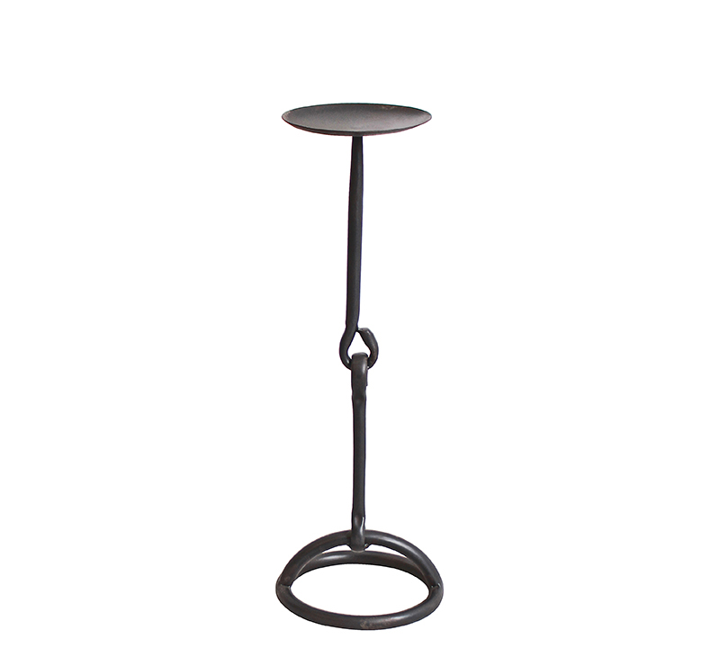 ZAROS ΚΗΡΟΠΗΓΙΟ ‘LOFT’ ΜΕΤΑΛΛΙΚΟ ΜΑΥΡΟ 45CM JM520